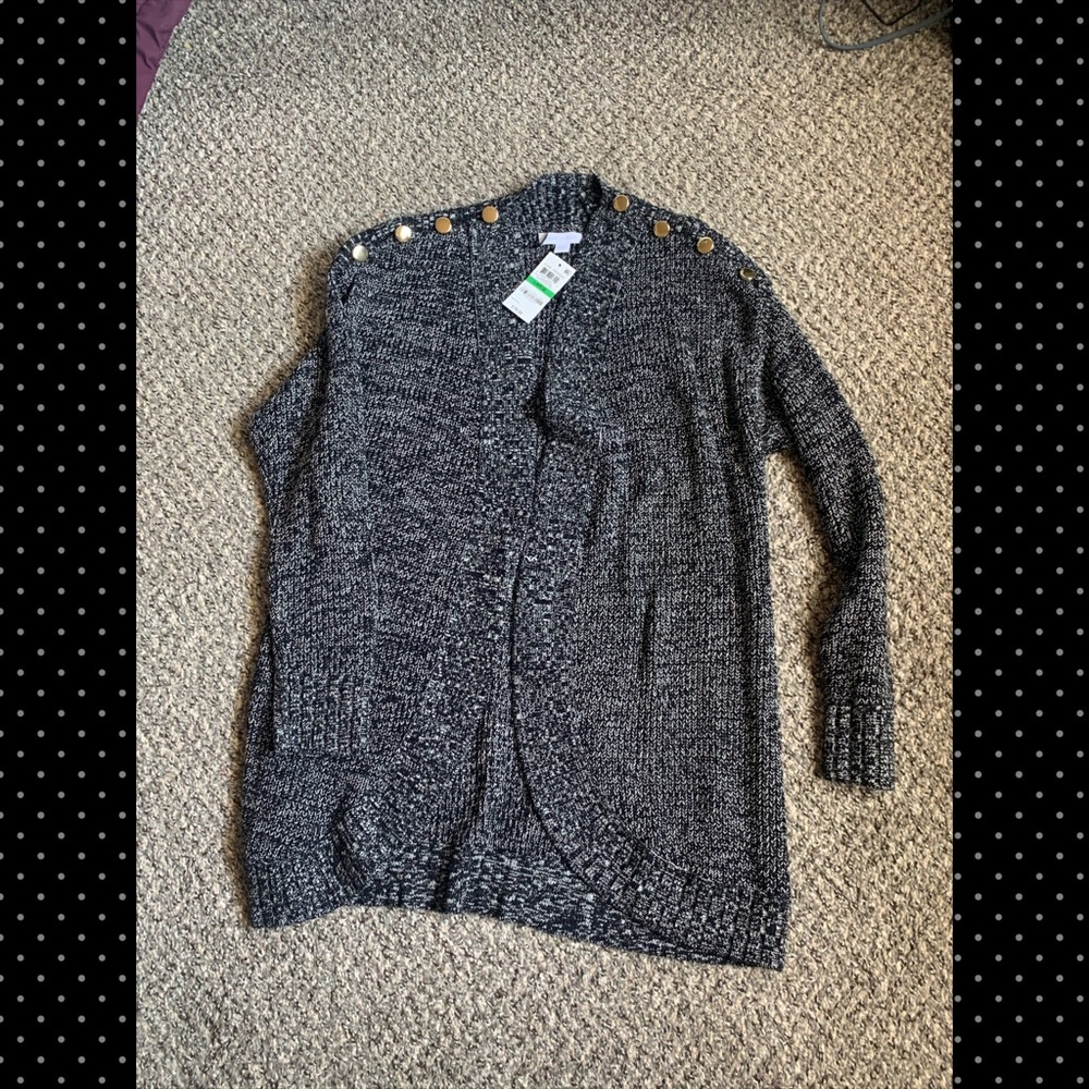 Charter Club Gray Cardigan